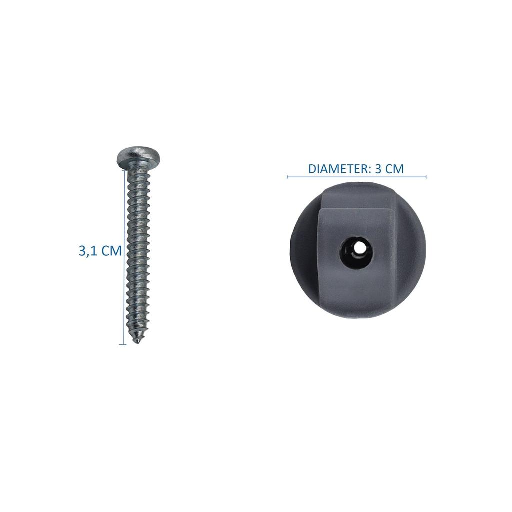 Bolt-on Sun Visor Bracket for Nissan Kubistar, Renault Kangoo 2