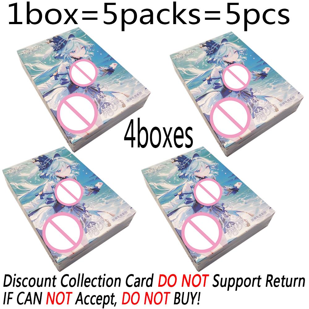 Classic Adventure Battle Game Genshin Impact Color Paper Card Creative Peripheral Exquisite Craftsmanship Character Cards Gifts