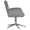Swivel Chair 54 X 58 X 90 Cm Dark Gray Fabric