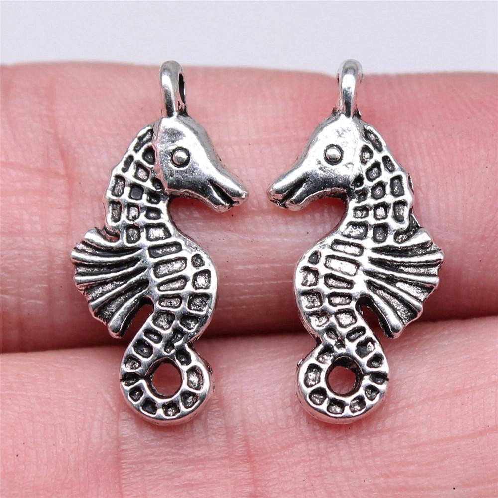 Octopus Seahorse Crab Shrimp Marine Life Charm Antique Bronze Zinc Alloy Jewelry Making Supplies Couple Style