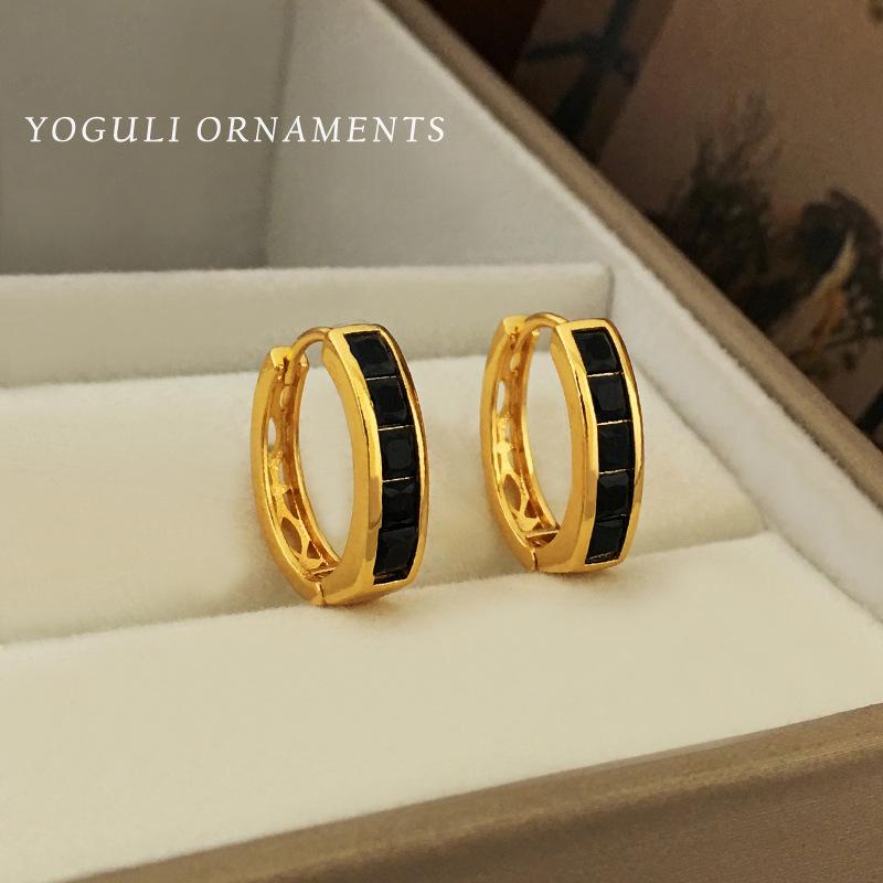 Premium Sense Light Luxury Spring and Summer Earrings Necklace Temperament Retro Earrings Trendy Niche Jewelry