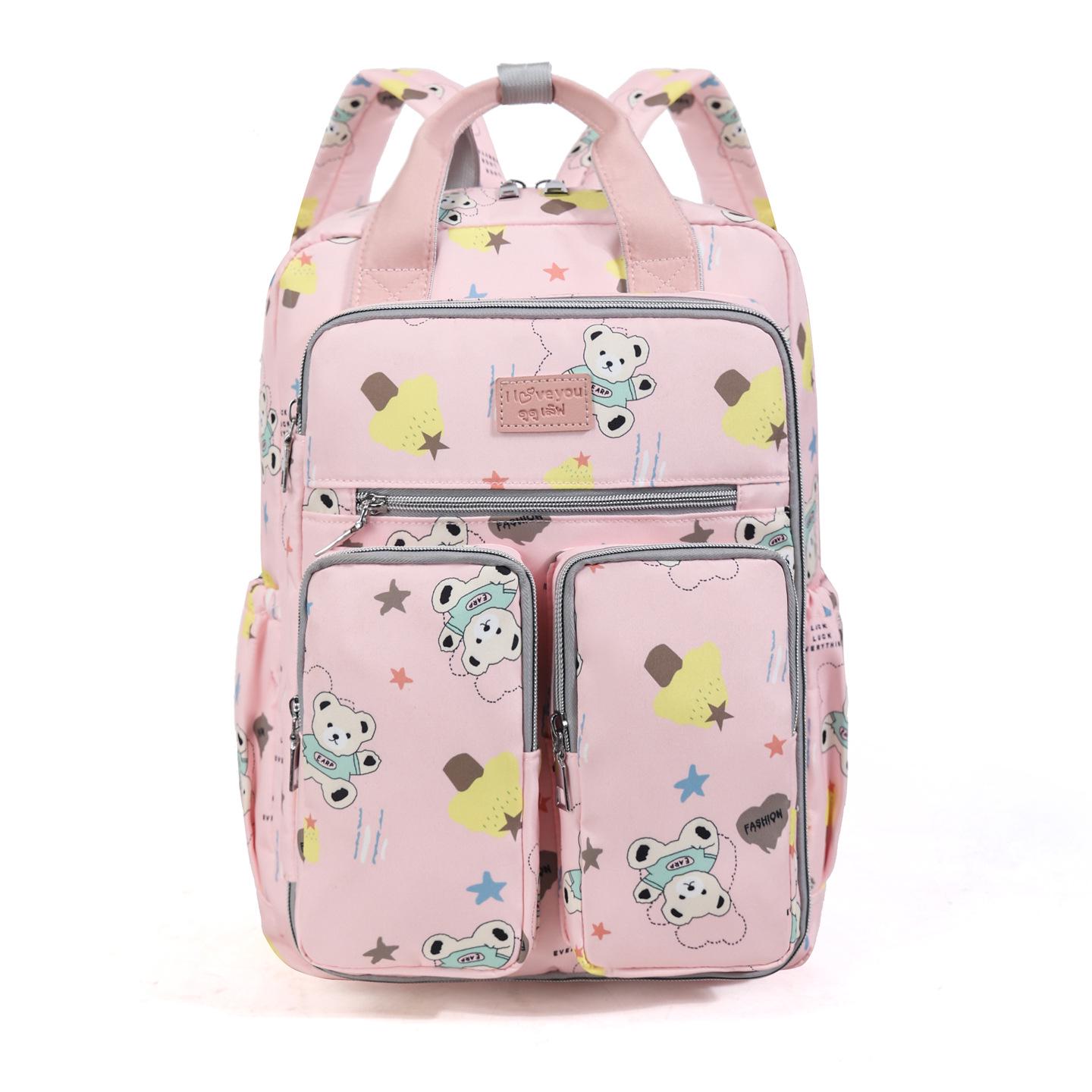 Mummy Lightweight Multifunctional Baby Backpack: Large Capacity, Durable Outing Handbag