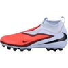 Phantom 6 Synthetic Leather Comfortable Soft Durable Breathable Support High-Top Soccer Shoes Kids Soccer Shoes Red HQ2034-400