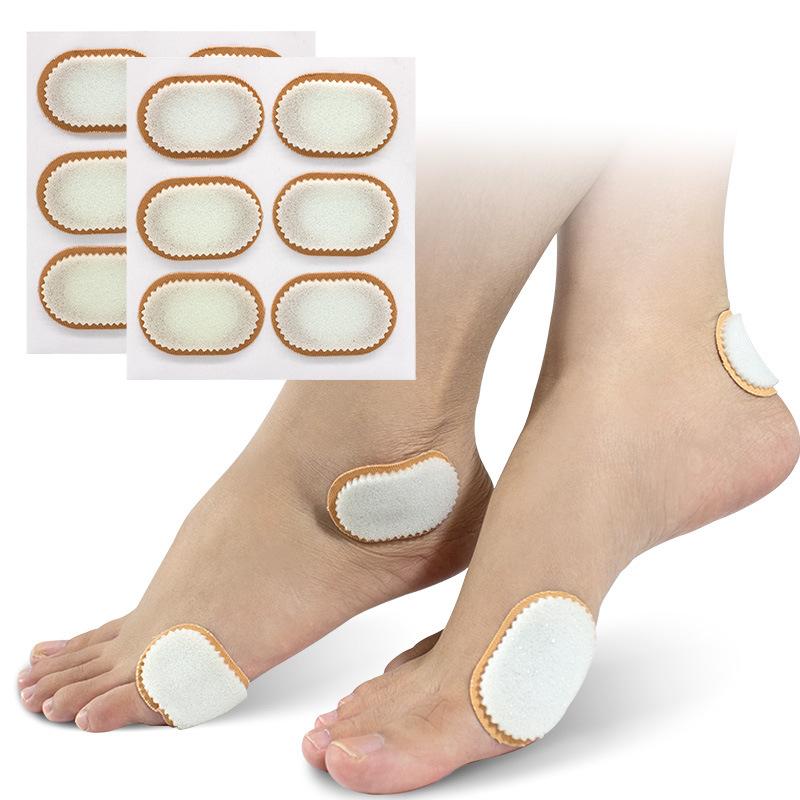 6/30 Stück Ovaler Schaumstoff Hühneraugenpflaster Fußschwielen Anti-Abrieb Blasenpflaster High Heels Anti-Scheuerpflaster Fußpflege