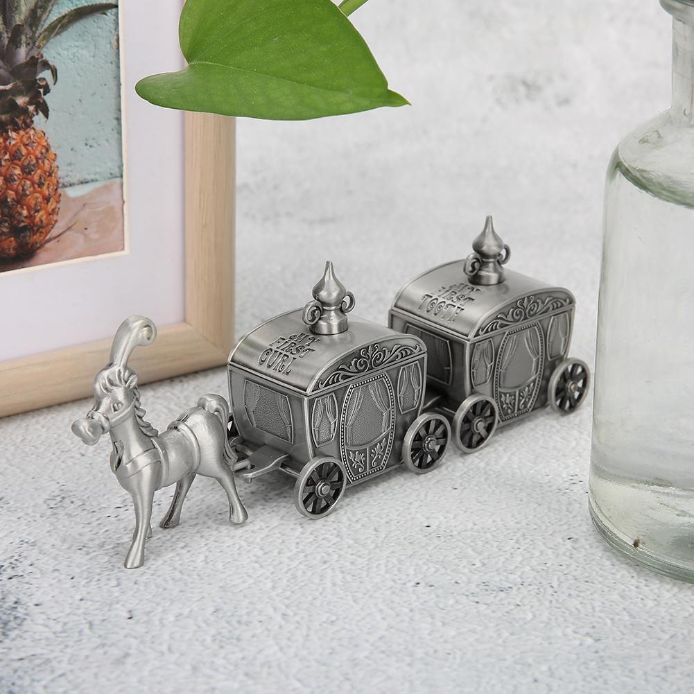 Tooth Collection Box Horse Shape Metal Storage Case Exquisite Vintage Craft Gift Ornament