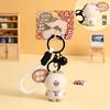 Modern Bear Keyring Lightweight and Ergonomic Bag Charm Creative Keychain for Creative Trendsetters and Collector
