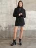 Blanc Sur Blanc Luna Platform Ankle Boots Black