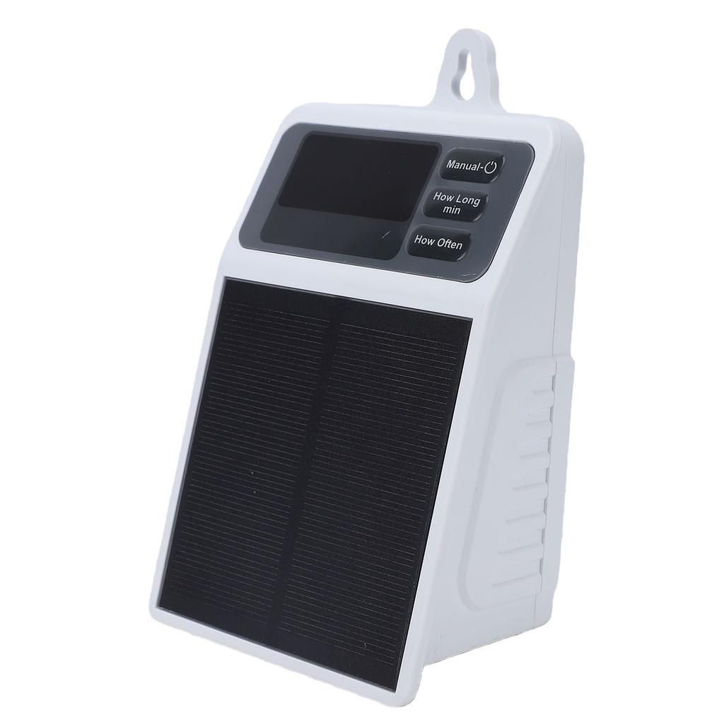 33FT Watering Timer Solar Powered Irrigation Automatic Watering Controller for Garden Plants Indoor Outdoor