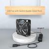 Soldering Smoke Extractor - 8cm USB 5V Exhaust Fan for Soldering Iron