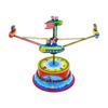 Roundabouts Toy with Spaceships Cars Nostalgic Rotating Ride Collectible Interactive for Collectors,