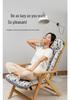 Winter Lounge Chair Cushion: Thick, Soft Seat & Backrest Support for Extended Sitting
