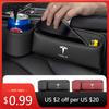 Adesivo per Auto 2025 Scatola Portaoggetti Calda per Spazio Sedile Auto Organizer Multifunzione Portabicchieri Per Model-Y Model-3 Model-X Model-S Cyber