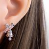Henson Christmas Bell Titanium Steel Cartilage & Lobe Stud Earrings for Girls