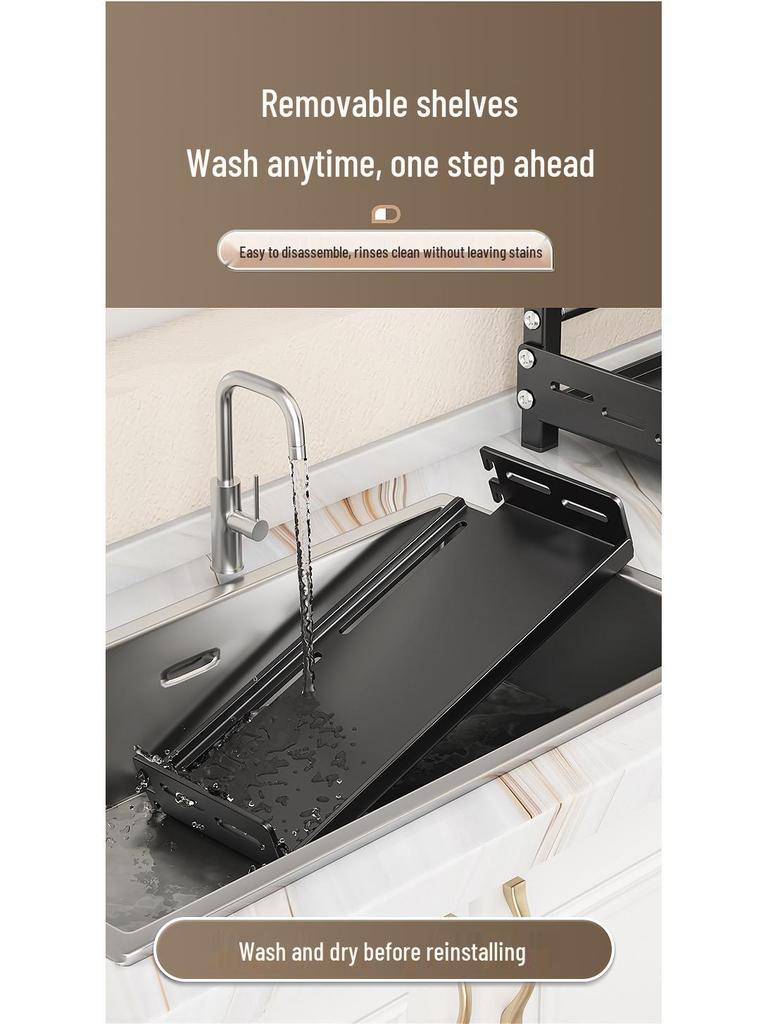 Multi-layer Kitchen Utensil Organizer: Knife Holder & Condiment Rack