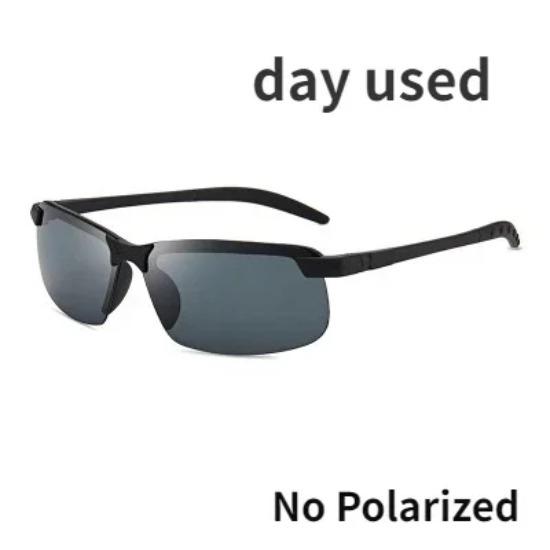 Yellow High-end Night Vision Driving Glasses Unpolarized UV Sunglasses PC Ultralight Driver Mirror Outdoor Driving Goggles Men