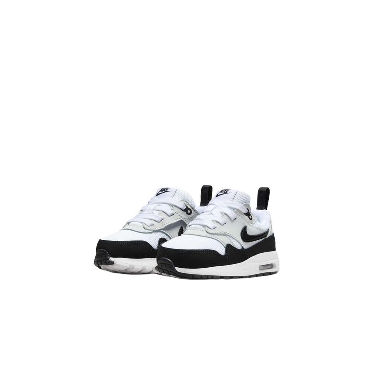 Nike Air Max 1 EasyOn TD White Black Baby Sneakers Pure-Platinum DZ3309-106