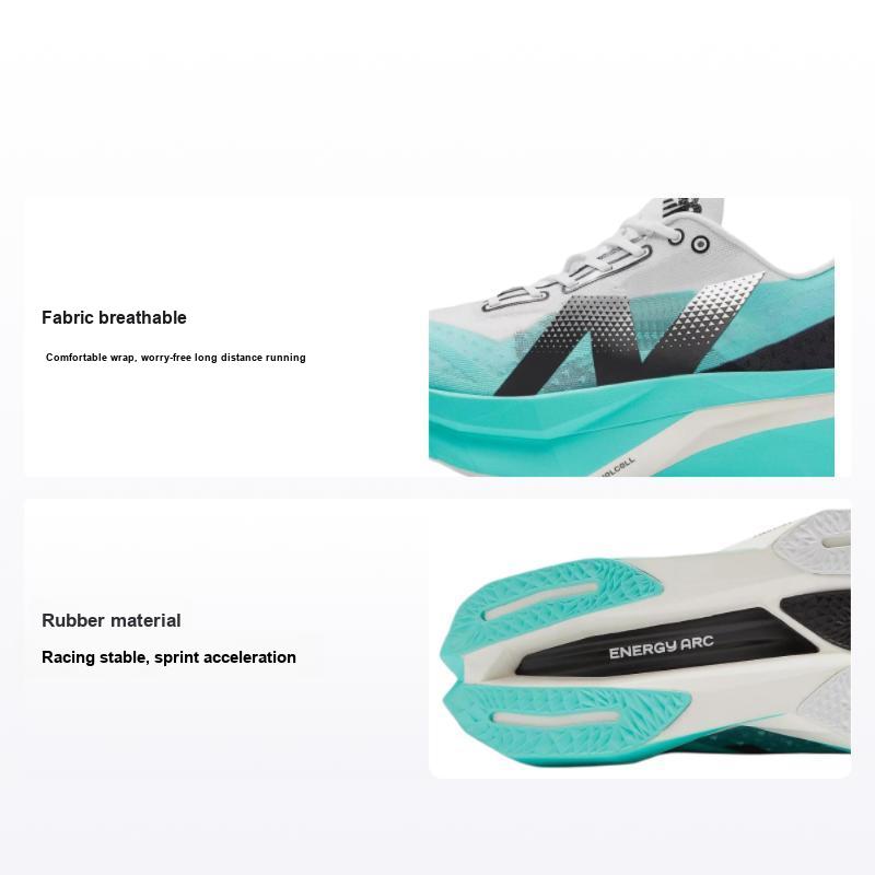 New Balance FuelCell SuperComp Elite v4 Cyber Jade мужские кроссовки Синие Белые Черные MRCELCT4 40