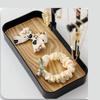 PP Jewelry Storage Rack with Storage Box Base Desktop Organising Stand Jewelry Holder  Ring