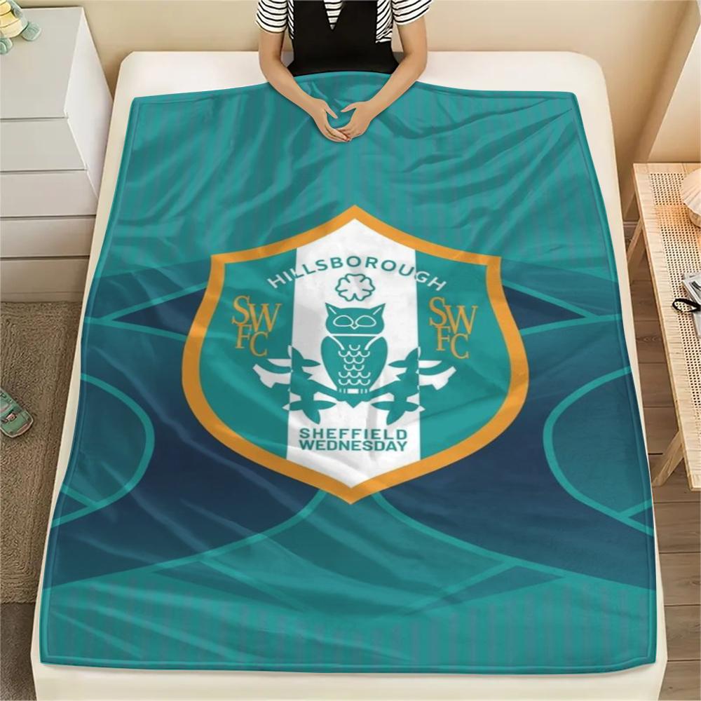 

1PC sheffield Print Flannel Blanket, High quality Comfortable for All Seasons, Home Decor, Warmth and Comfort, Perfect for Christmas Gifts155 80cm x 120cm