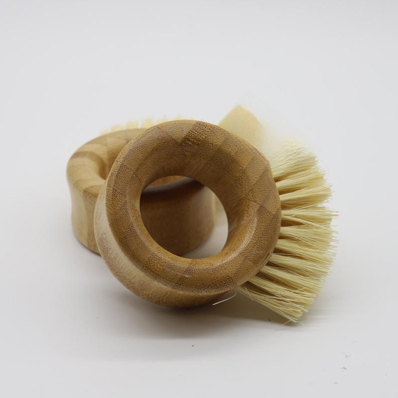 Fa Nyél Zöldségkefe Szizál Sörtékkel, Konyhai Gyümölcs Zöldség Tisztító Súroló Akasztófüllel