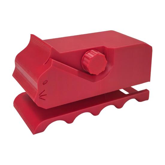 

Резак для картона Экологичный Многоразовый Эргономичный дизайн 3D-печатный Портативный Резак для картонных полос Инструмент для изготовления когтеточки для кошек своими руками оранжевый