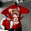 One Piece Anime Graphic T Shirt Men Women Cotton Short Sleeve Tee 2026 Summer Y2k Luffy Print Streetwear Loose Casual Top Unisex