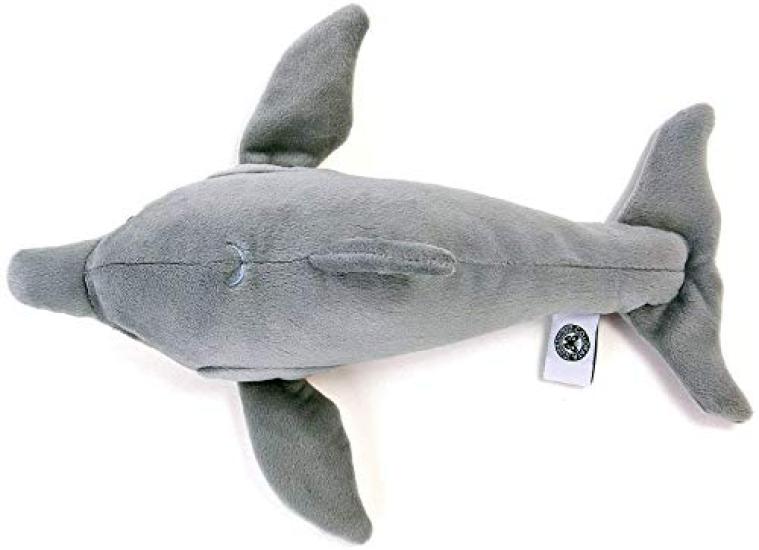 Calorata Bottlenose Dolphin Plush Toy Realistic Dolphin Animal Toy Doll Gift Present Birthday Christmas Present (Reclining Series/Soft Touch) (Twice