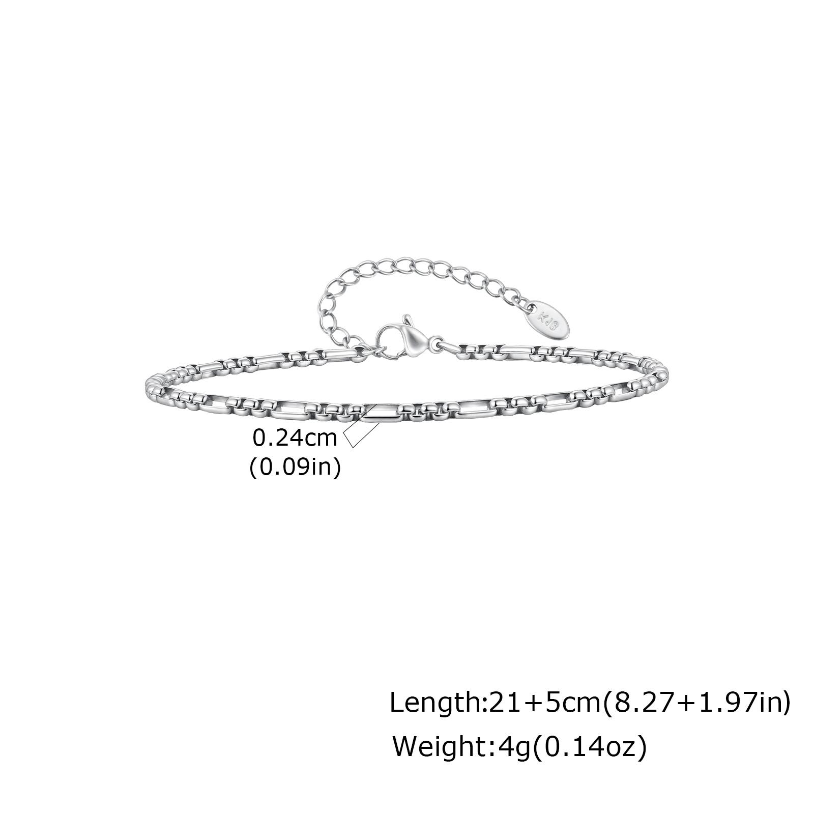 

Minimalist Stainless Steel Anklet Bracelet for Women Fashion Gold Plated Adjustable Chain Anklet Foot Jewelry Summer Beach Party