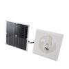 Solar Fan 12W 12V DC Monocrystalline Solar Panel Powered Exhaust Fan for Outdoor Greenhouse