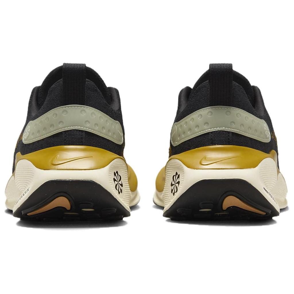 Nike ReactX Infinity Run 4 Preto Bronzine Tênis Masculinos Oliva-Aura Vidro-Marinho DR2665-006