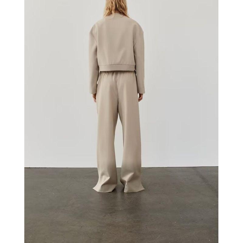 Spring NEW Set Pajamas Style Trousers 7957707 Short Bomber jacket Outerwear 8086707