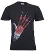 Nightmare On Elm Street T-Shirt Frisches Fleisch Krueger Horror Offiziell Neu Schwarz