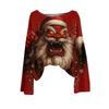 XDC-YZL84-One-word Neck Pullover Sweater 3D Printing