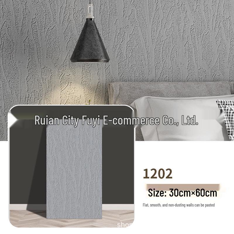 Waterproof 3D Travertine-Style Flexible Wall Panel Wallpaper