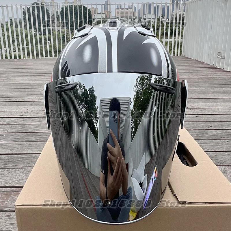 

VZ-RAM Nakano Graphic Полушлем Унисекс Мотоциклетный Внедорожный SZ-R VAS Шлем Даунхилл Гонки Маунтин Кросс Casco Capacete L серебряный