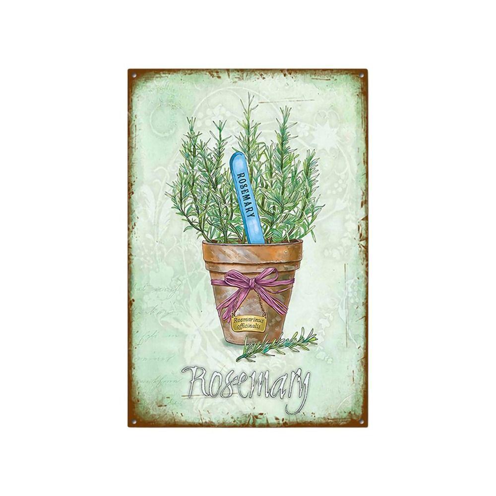 Metal Poster Chicken Easter Eggs Kitchen Decor 20x30cm