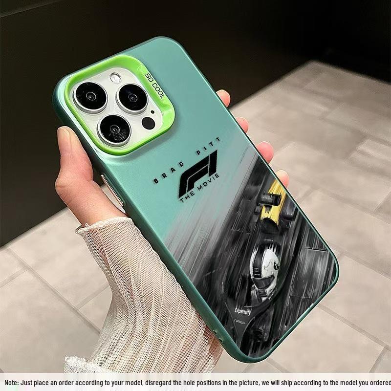 Custodia per iPhone F1 Racing Car per Apple 17Pro, 15Pro e 16ProMax - Design Elegante e di Tendenza