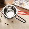 Stainless Steel Wax Melting Pot Heat Resistant Handle Candle Making Tool  Butter Melting