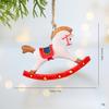 Christmas Resin Ornaments Set With Snowflake Star Heart For Holiday Decor