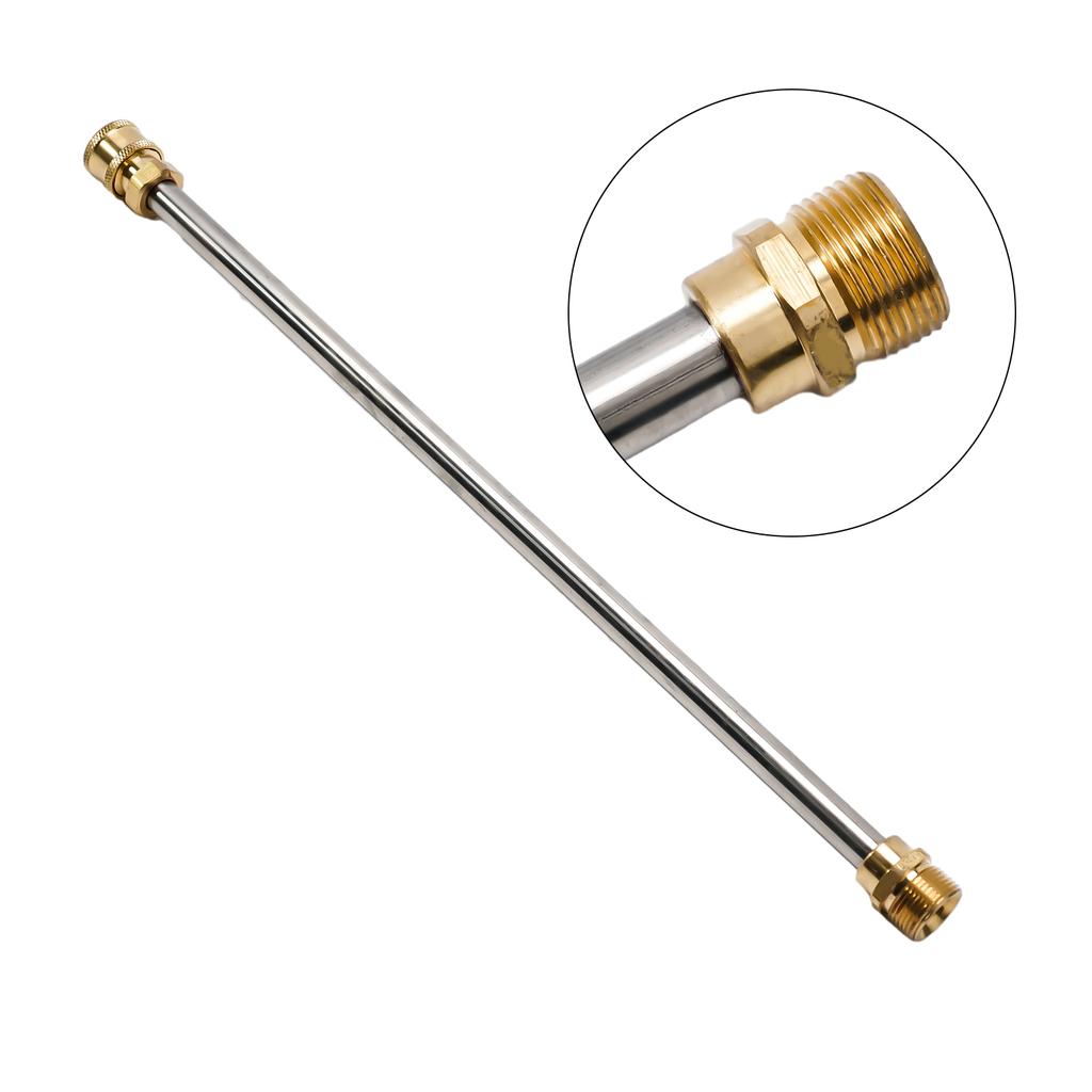 Tool Pressure Washer Wand 16" Quick Connect Extension rod 1/4" Connector