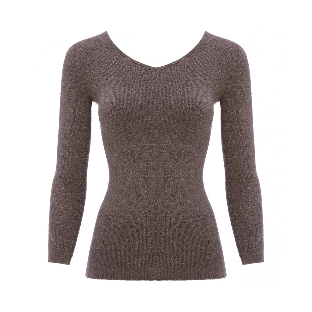 Triumph Sloggi Whip Touch Sleeve Inner 3091 Size 3/4 Top, (Pigeon Gray), M/LL