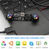 ELP 3D Stereo USB 1080P 60fps Fisheye Lens Dual 4MP VR Plug and Face QR Code Industrial Camera, High-Speed Webcam, 180-Degree Synchronization, Lens,