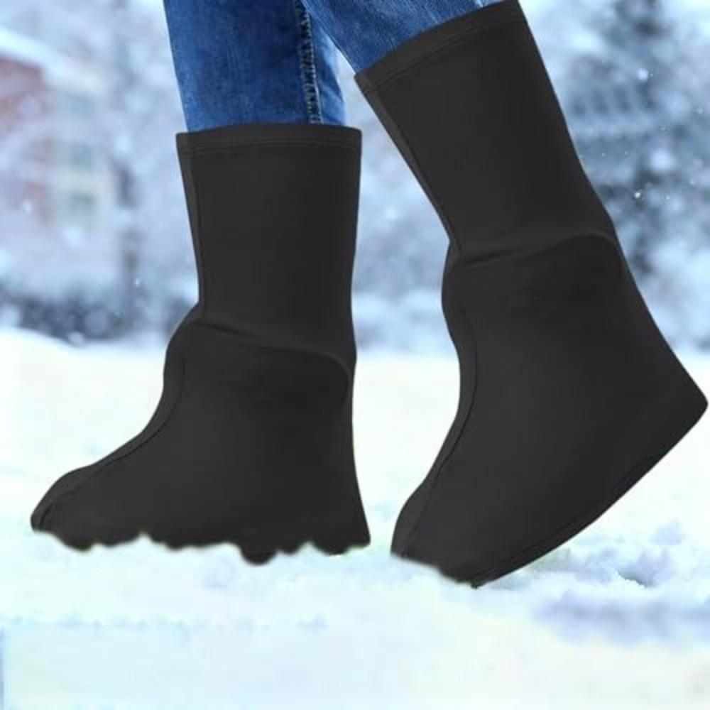 Reusable Full Foot Wrap Shoe Covers Elastic Wear-Resistant Sandproof Covers Quick Dry Anti-Slip Sole Galoshes Outdoor Hiking
