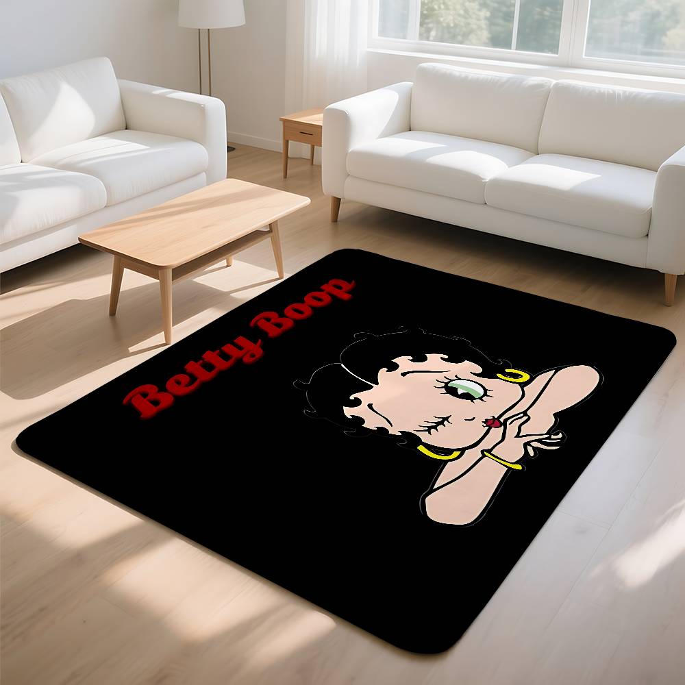 B-Betty-Cute-B-Boop-s Floor Mat Bathroom Absorbent Mat Simple Door Dirt-resistant Mat Home Kitchen Mat Foot Mat Entry Mat 40cm x 60cm