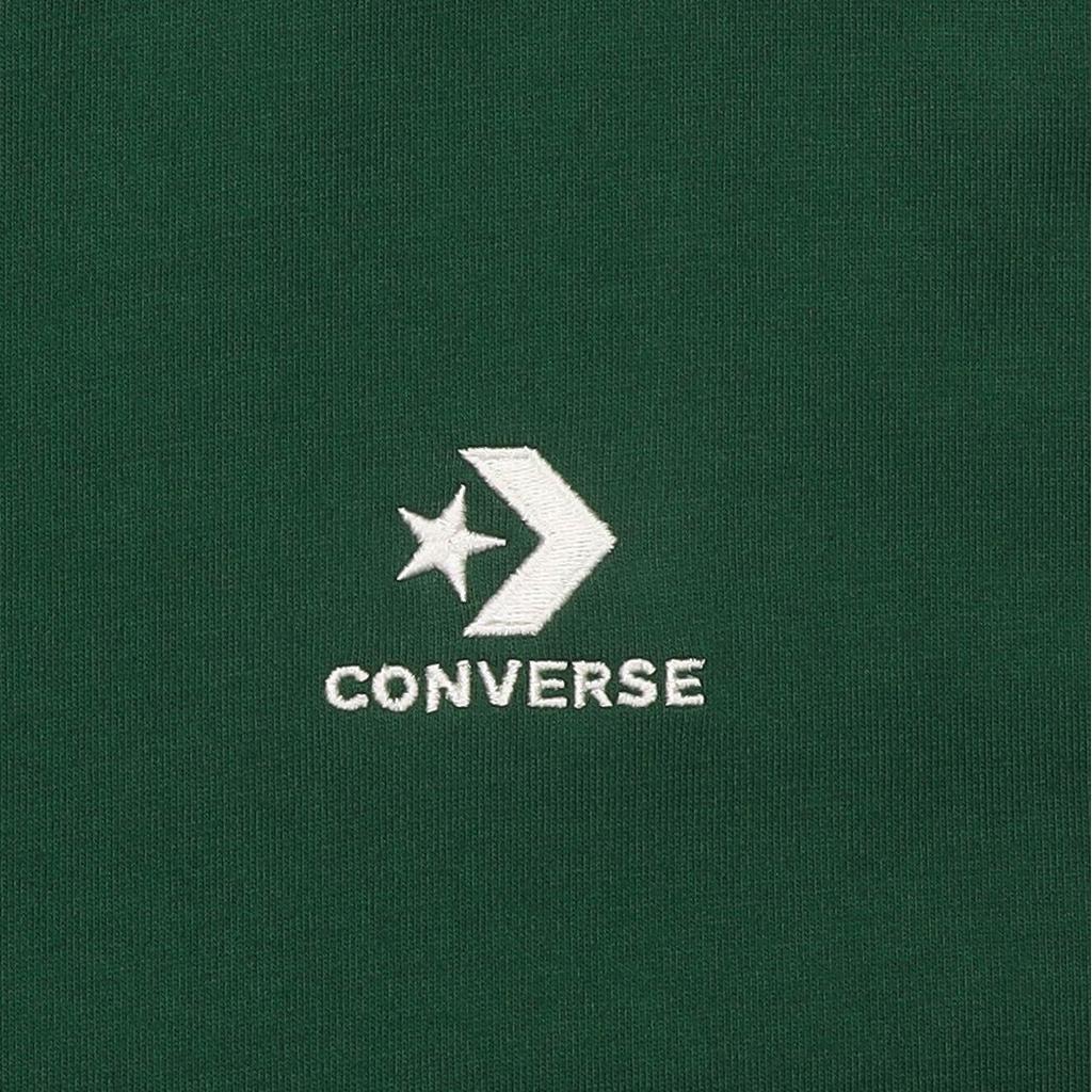 Converse Go-To Embroidered Star Chevron Standard-Fit T-Shirt Asia Sizing 'Green' Men's 10023876-A03