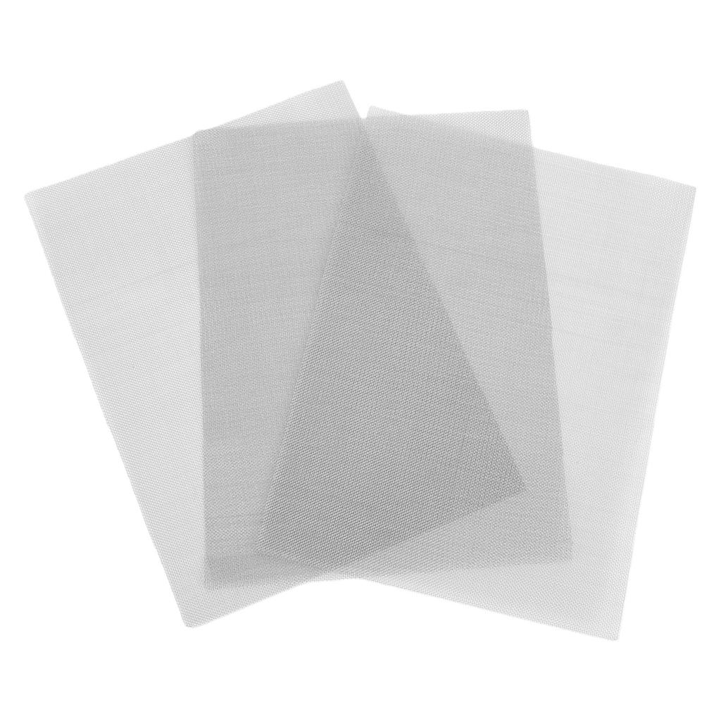 3pcs Welding Mesh 5.91x7.87in Cuttable Plastic Reinforcing Stainless Steel Wire Mesh Screen for Car Bumper Kayak Repair