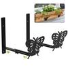 Gancho para Suporte de Flores de Aço Carbono Durável Ajustável para Suporte de Plantas de Varanda com Design Modular e Montagem Rápida