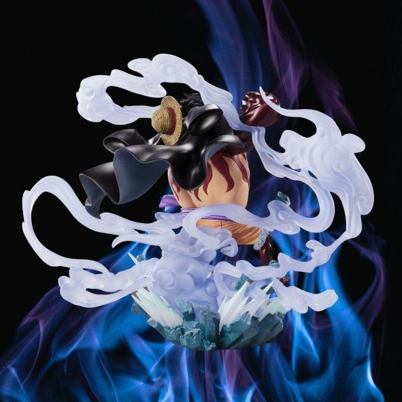 One Piece Zero Ghost Island Luffy Four Speed Monster Battle Super Battle One Piece Model Ornament Box Set Handmade