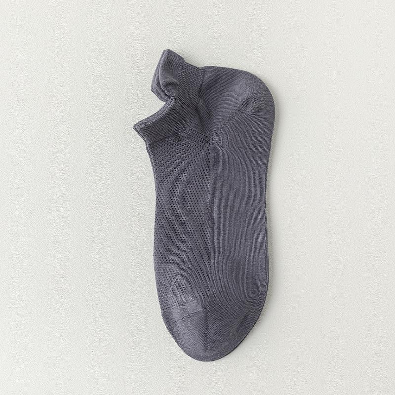 

Мужские летние тонкие хлопковые дезодорирующие носки-следки с сеткой, впитывающие пот 1 pair бирюзовый