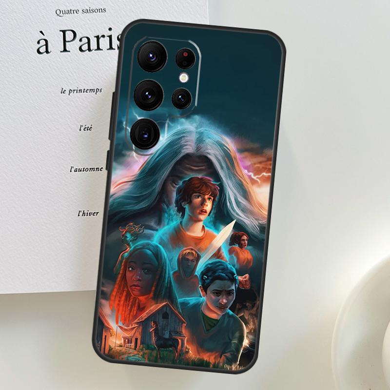 P-Percy Jackson Cartoon Phone Case For Samsung Galaxy S22 Ultra S21 S20 FE S9 S10 Plus Note 10 20 S23 Ultra Cover